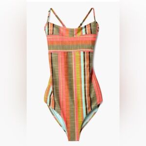 Prana Lurisia One-Piece Swimsuit - Women's Cacti Soleil Stripe